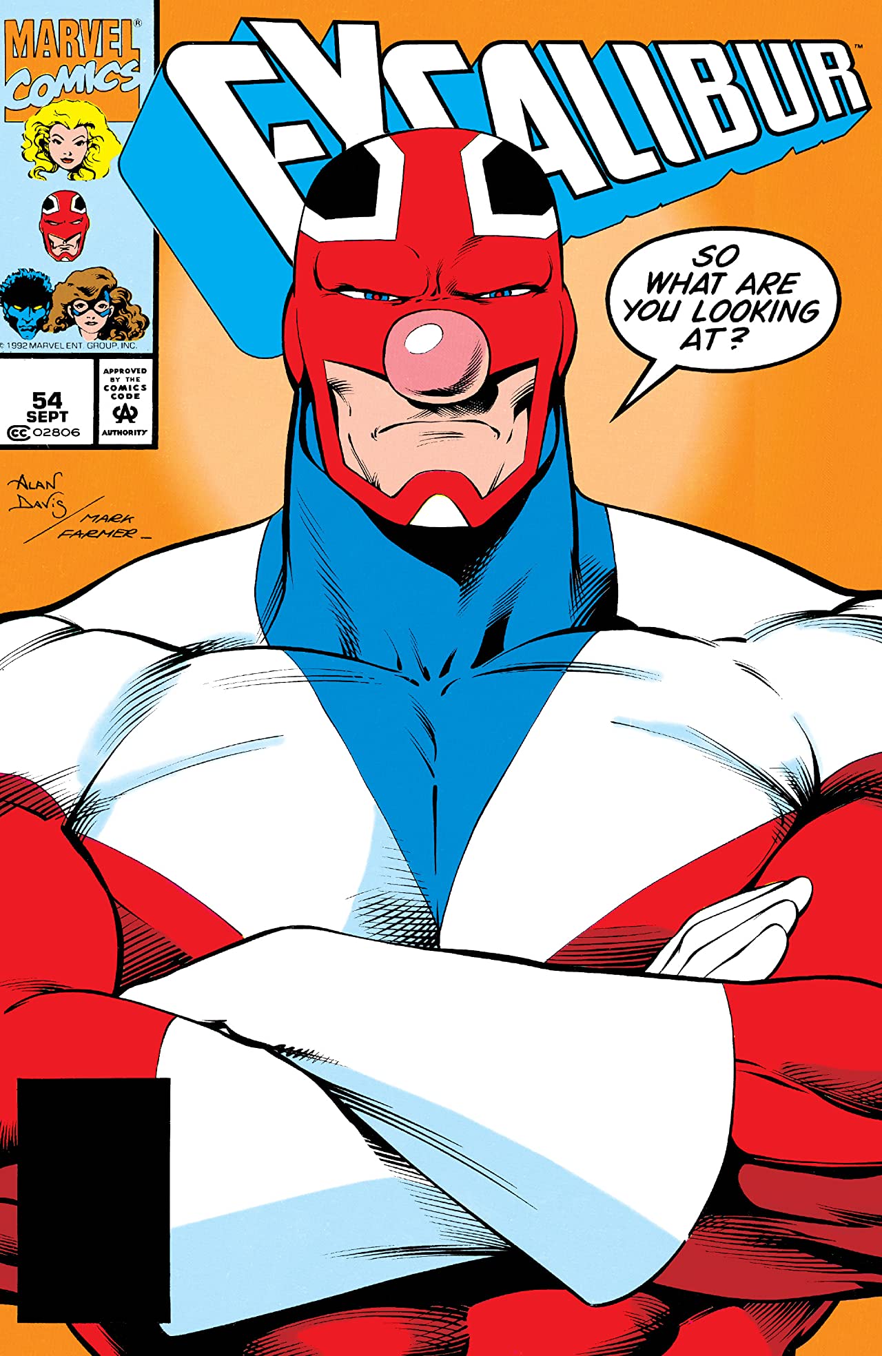 Cover of Excalibur #54