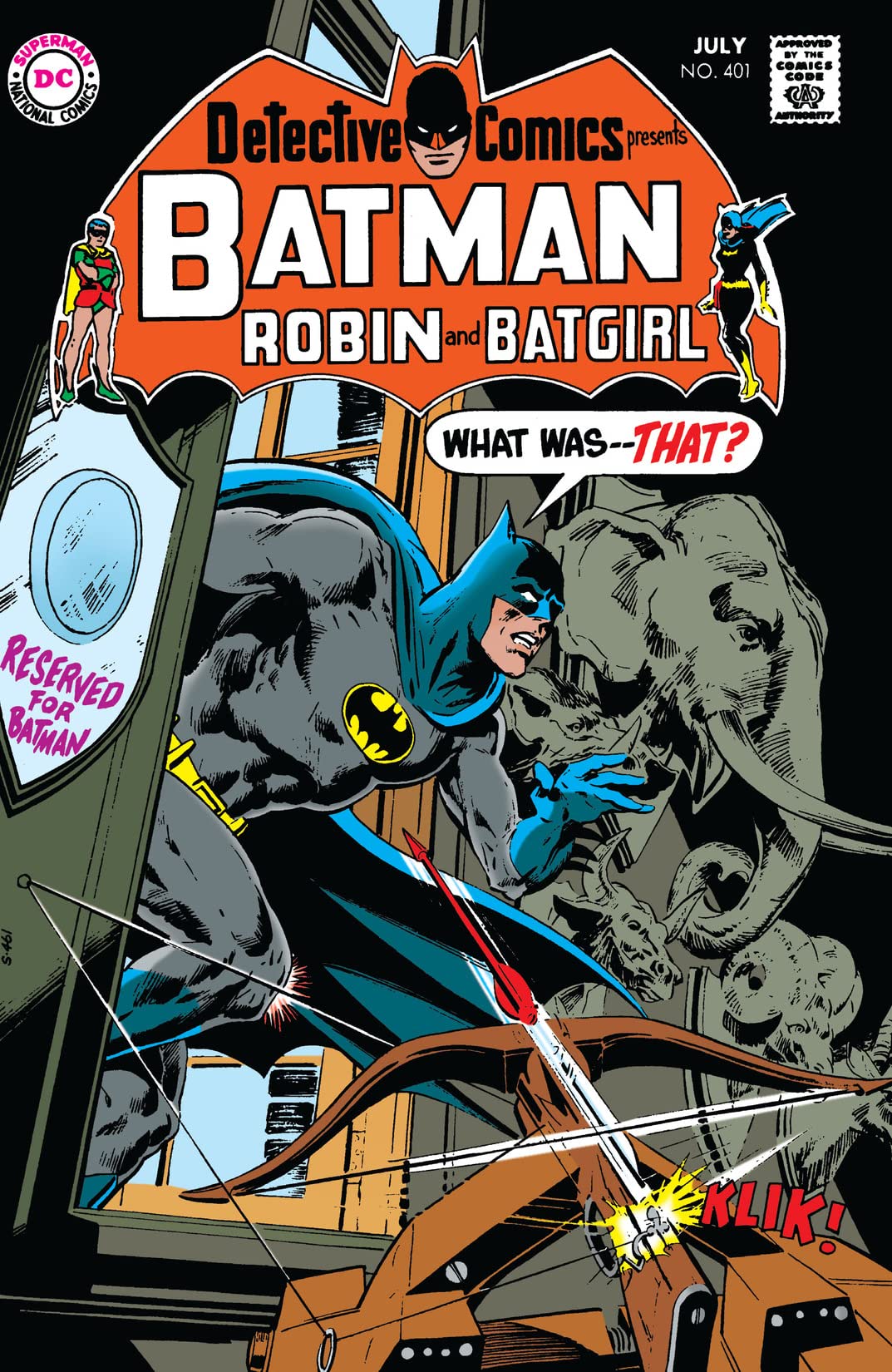 Detective Comics (1937) #401 cover