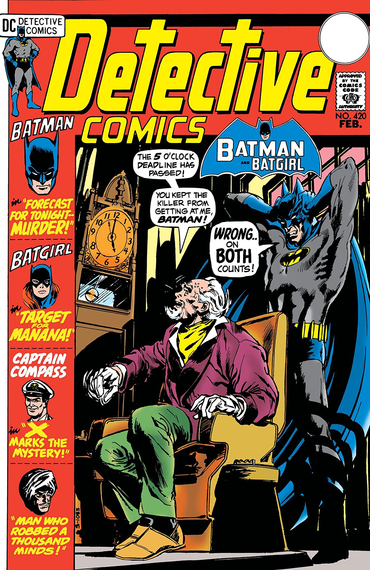 Detective Comics (1937) #420 cover
