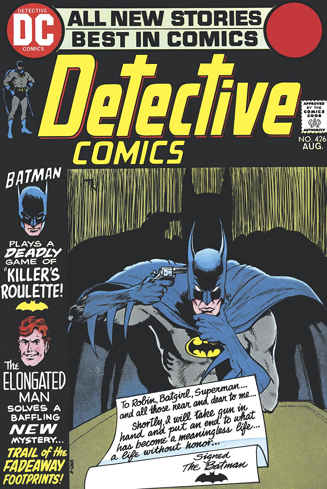 Detective Comics (1937) #426 cover