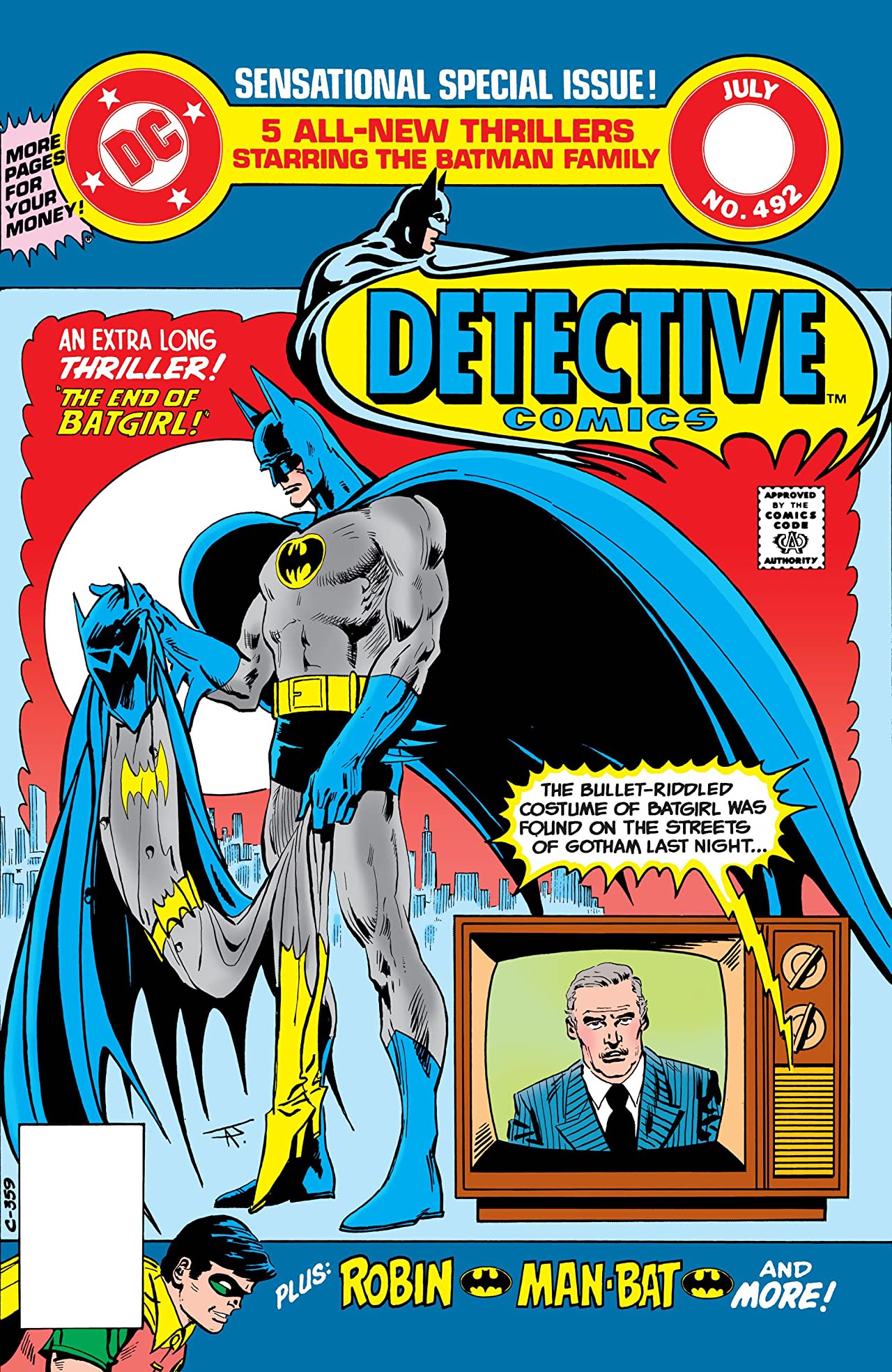 Detective Comics (1937) #492 cover