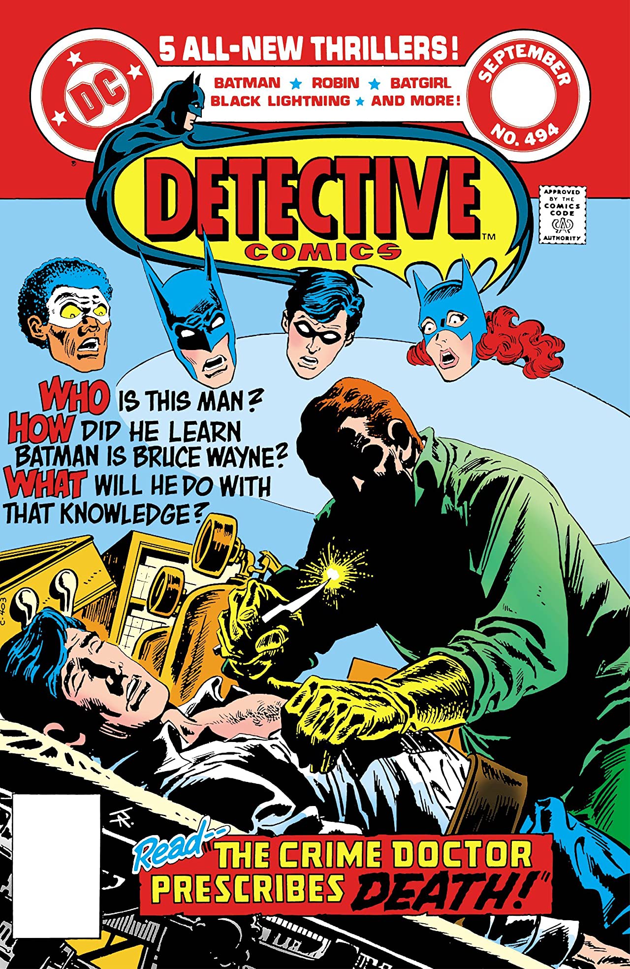 Detective Comics (1937) #494 cover