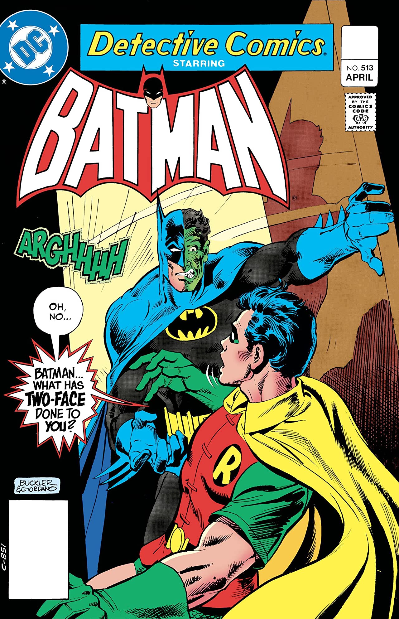 Detective Comics (1937) #513 cover