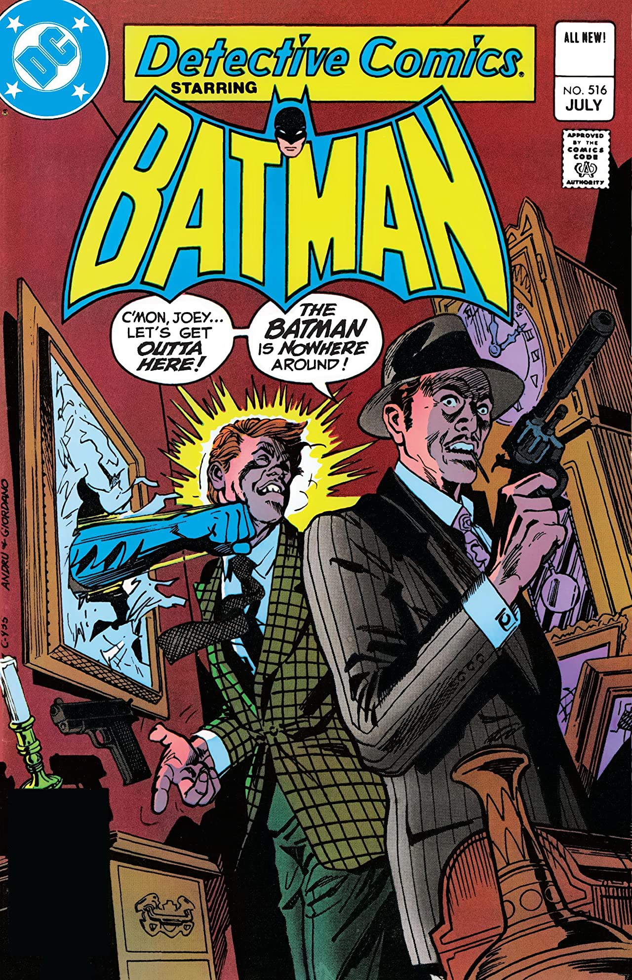 Detective Comics (1937) #516 cover
