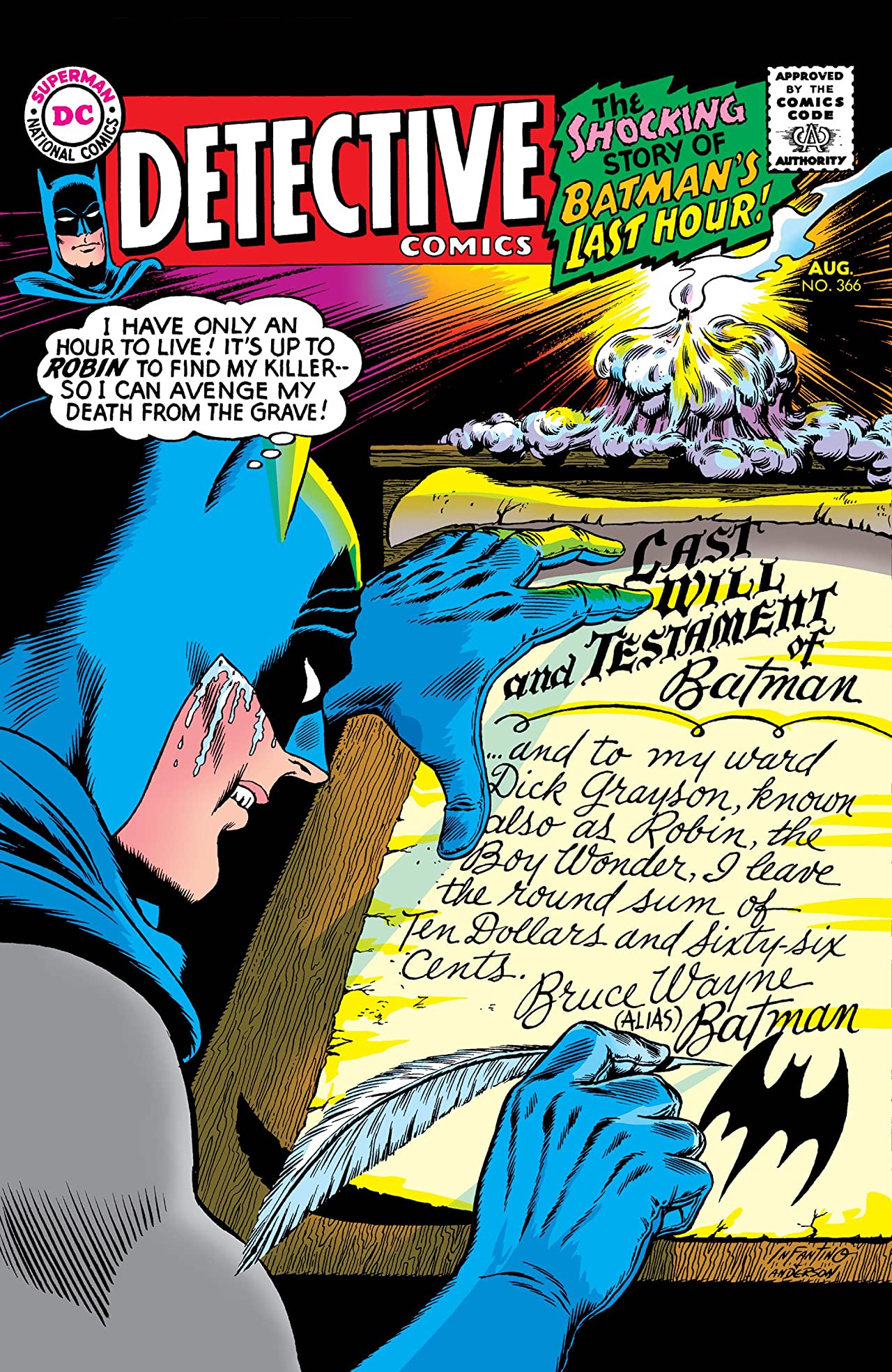 Detective Comics (1937) #366 cover