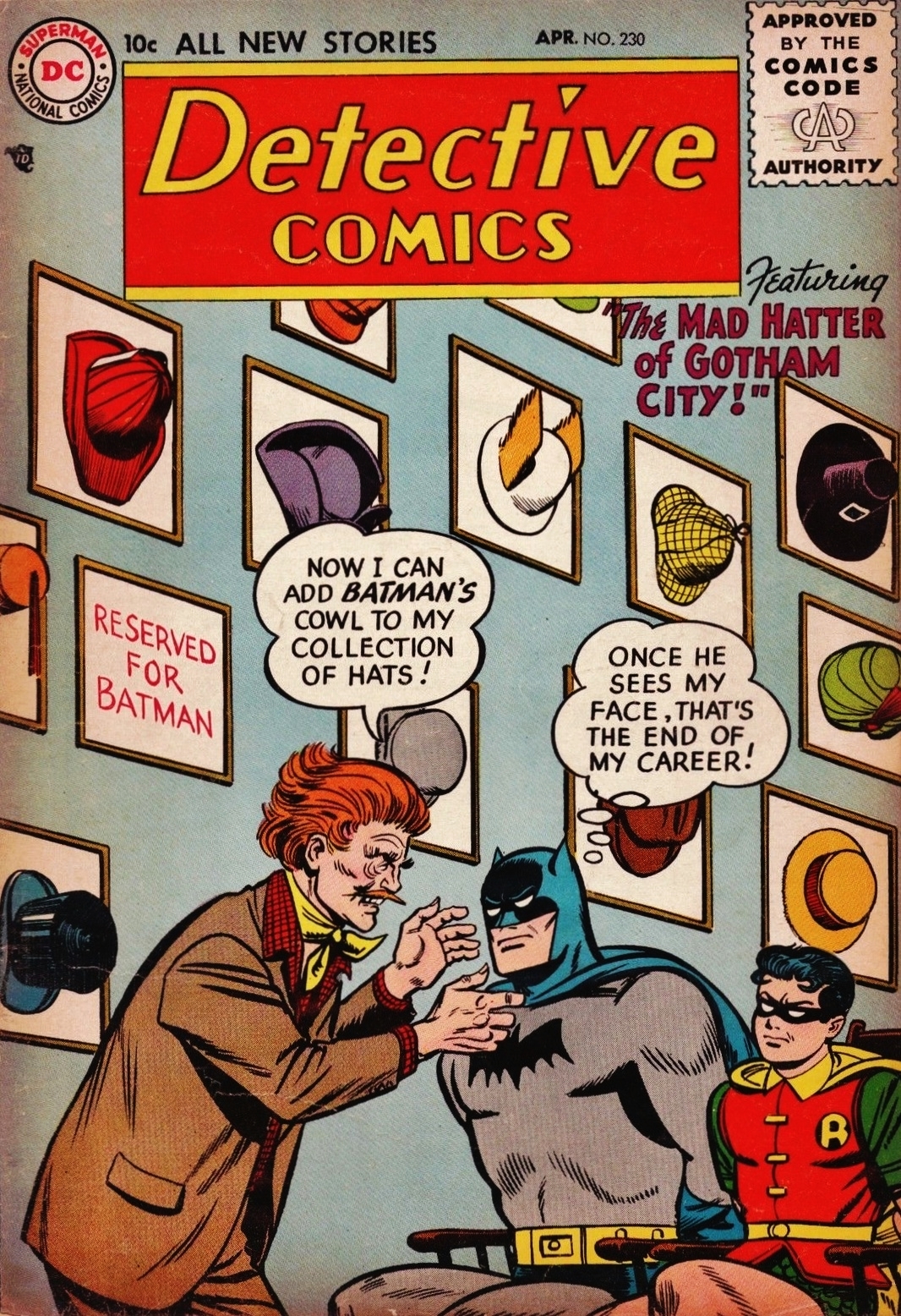 Detective Comics (1937) #230 cover