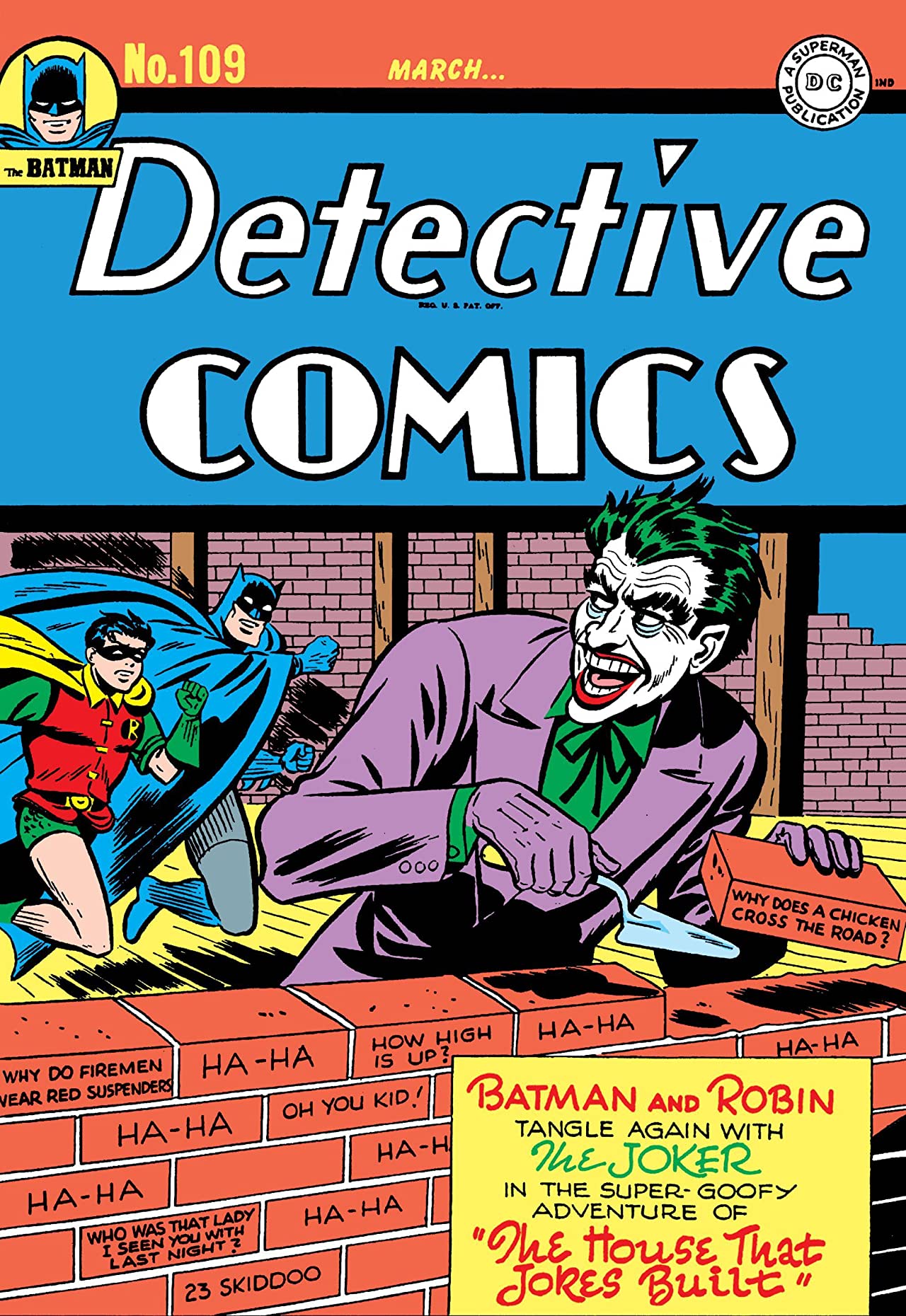 Detective Comics (1937) #109 cover