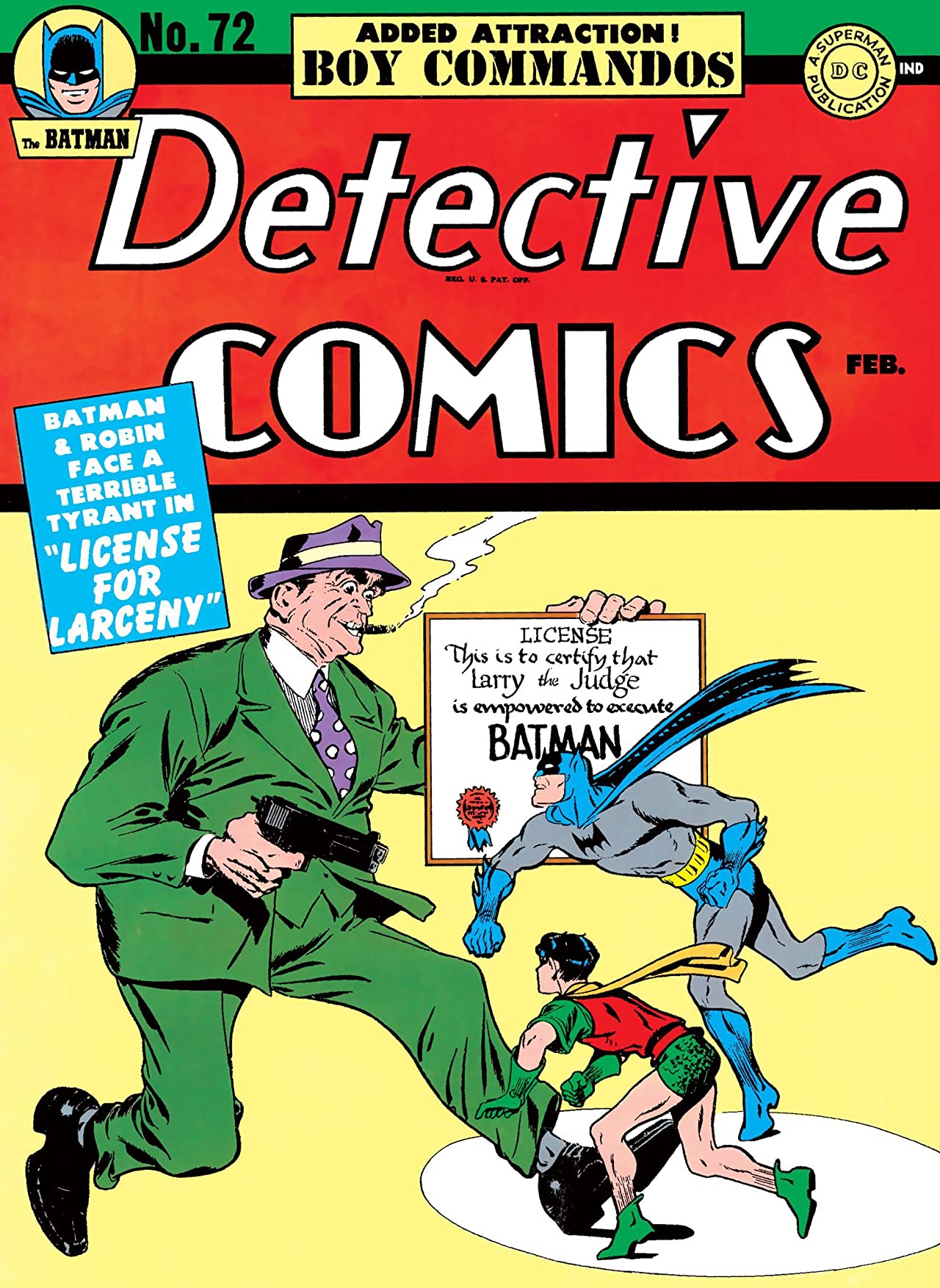 Detective Comics (1937) #72 cover