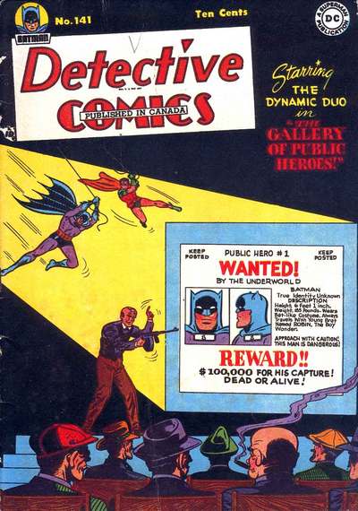 Detective Comics (1937) #141 cover