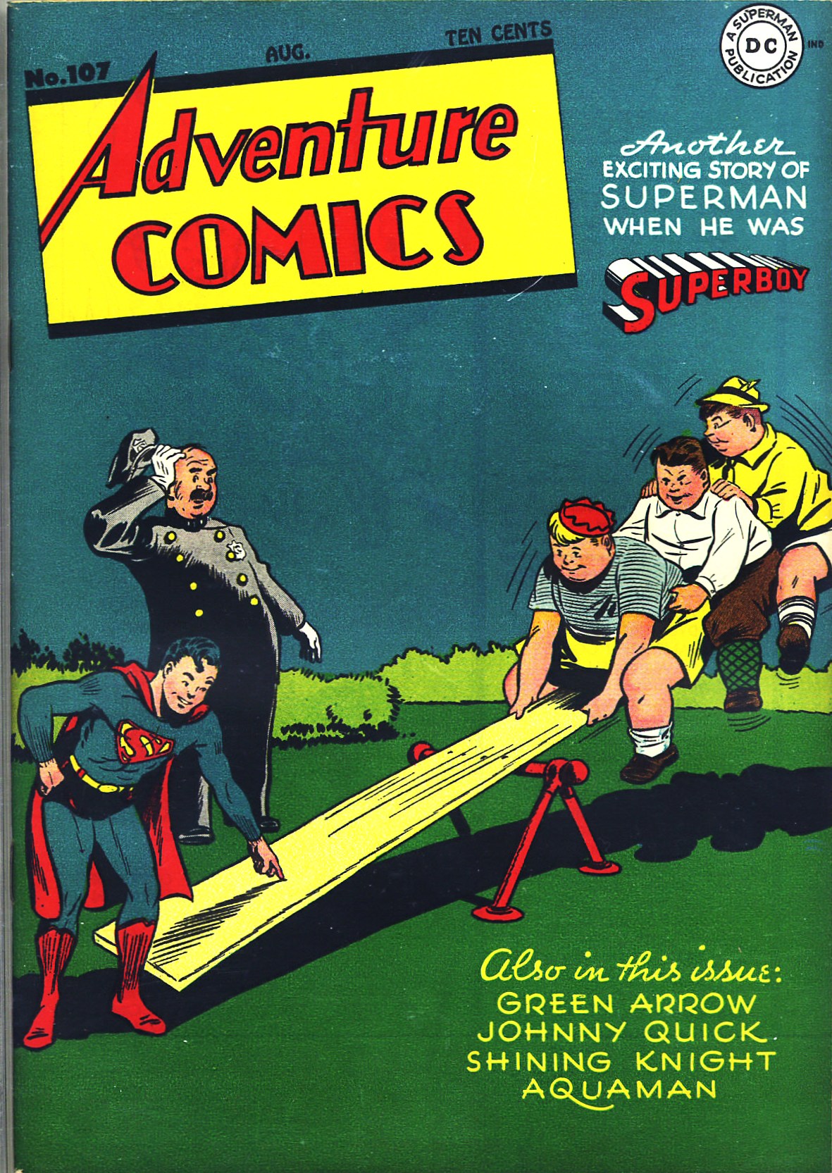 Adventure Comics (1938) #107 cover