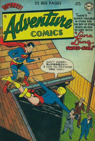 Adventure Comics (1938) #167 cover