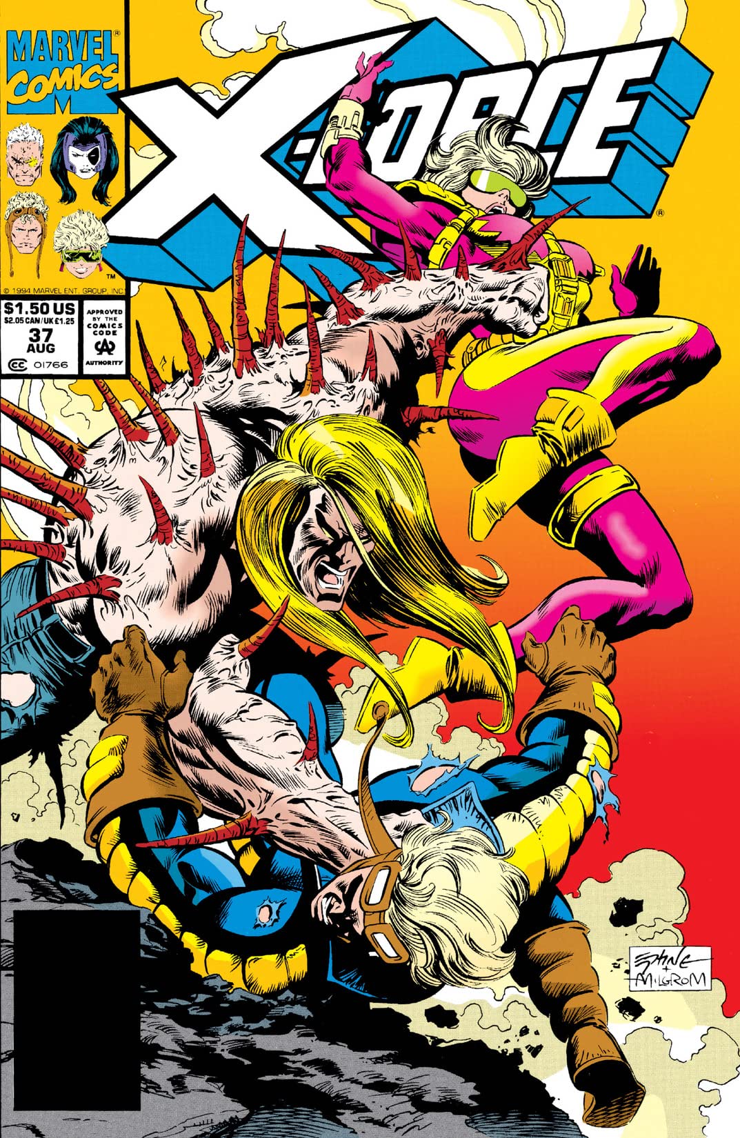 X-Force (1991) #37 cover