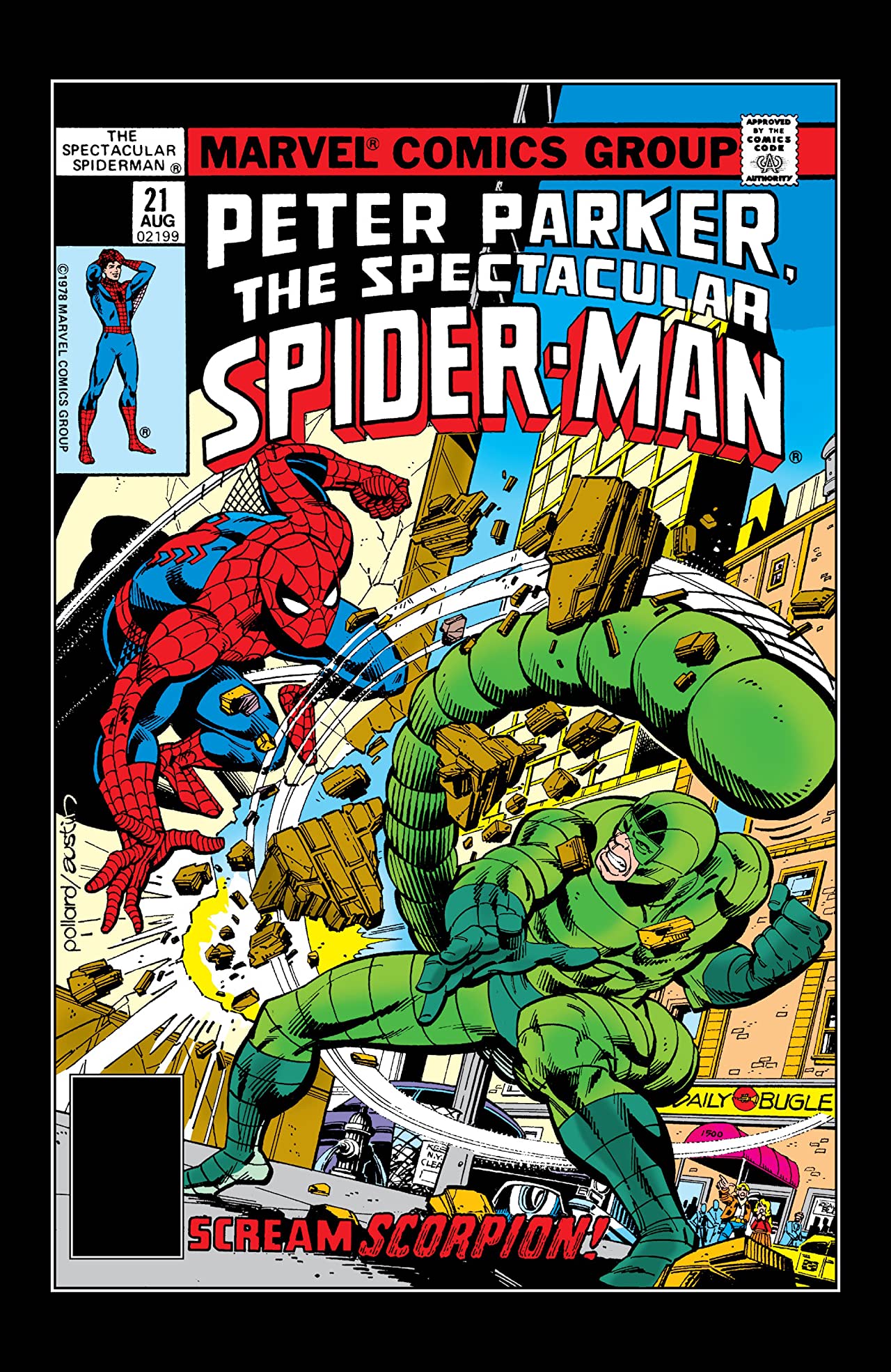 Cover of The Spectacular Spider-Man #21