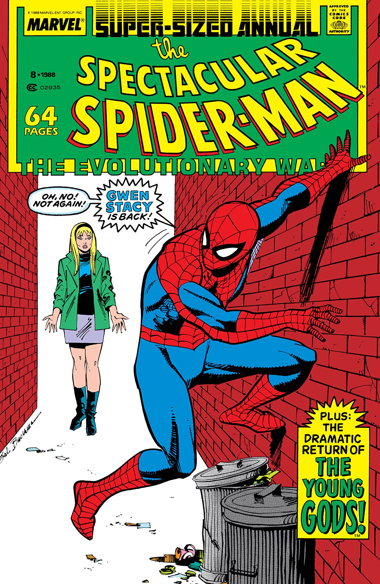 The Spectacular Spider-Man Annual #8 cover