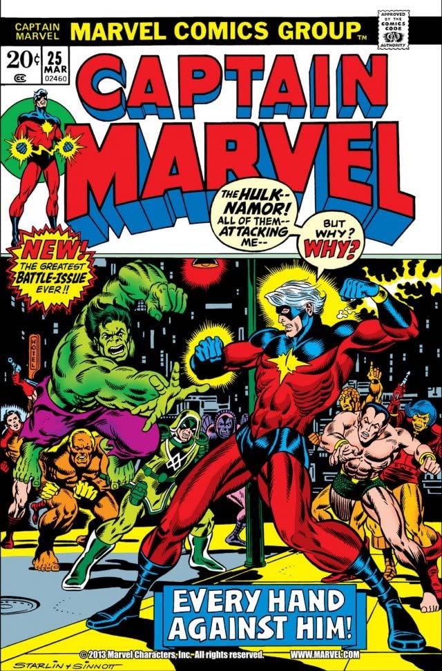 Captain Marvel (1968) #25