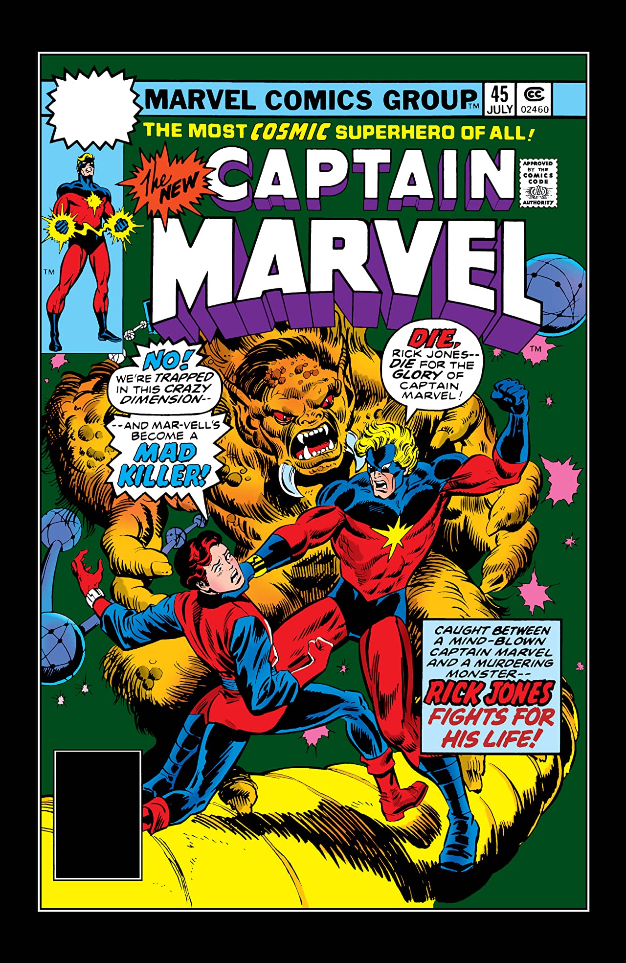 Captain Marvel (1968) #45