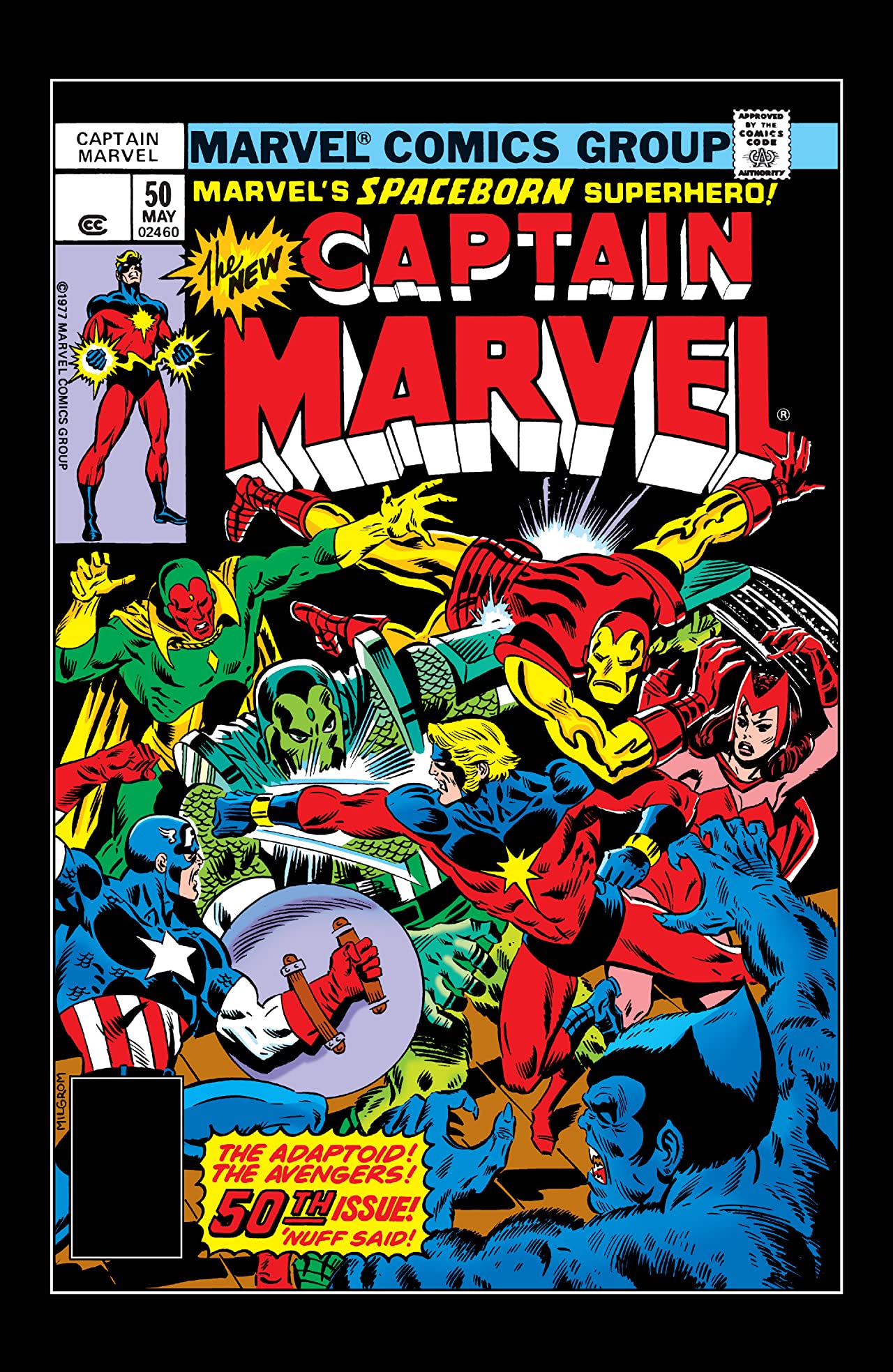 Cover of Captain Marvel #50