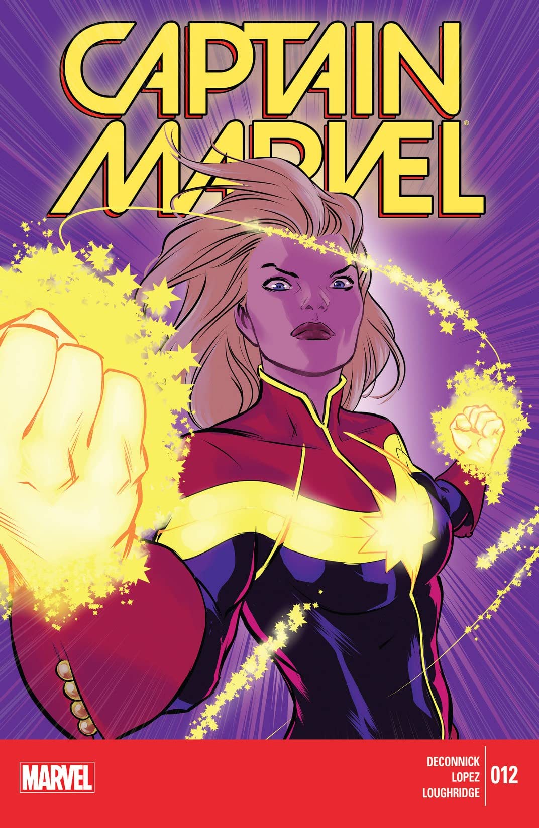 Captain Marvel (2014) #12 cover