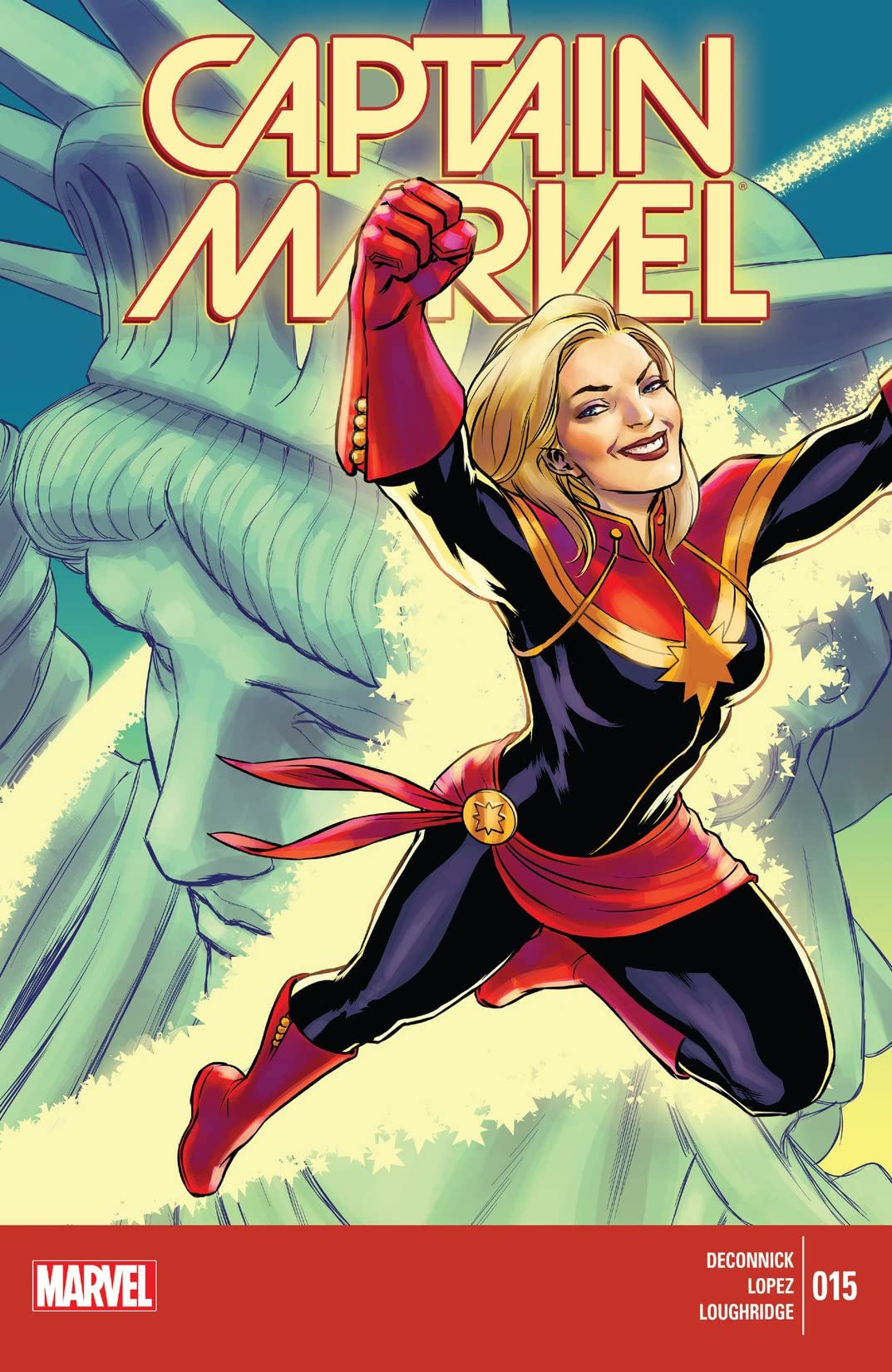 Captain Marvel (2014) #15 cover