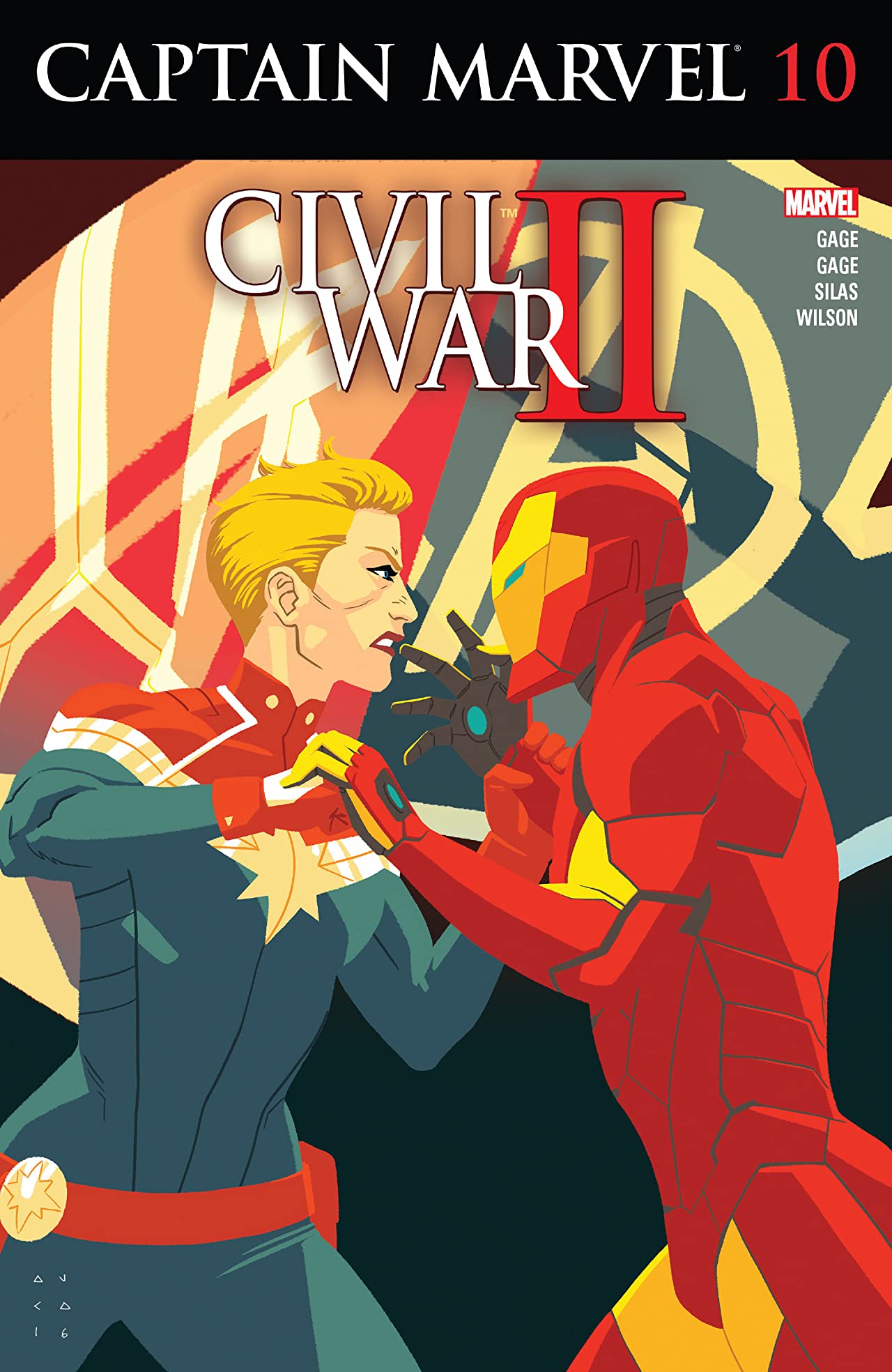 Captain Marvel (2016) #10 cover