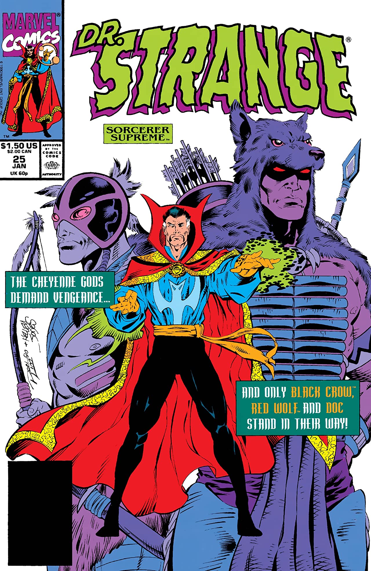 Doctor Strange, Sorcerer Supreme (1988) #25 cover