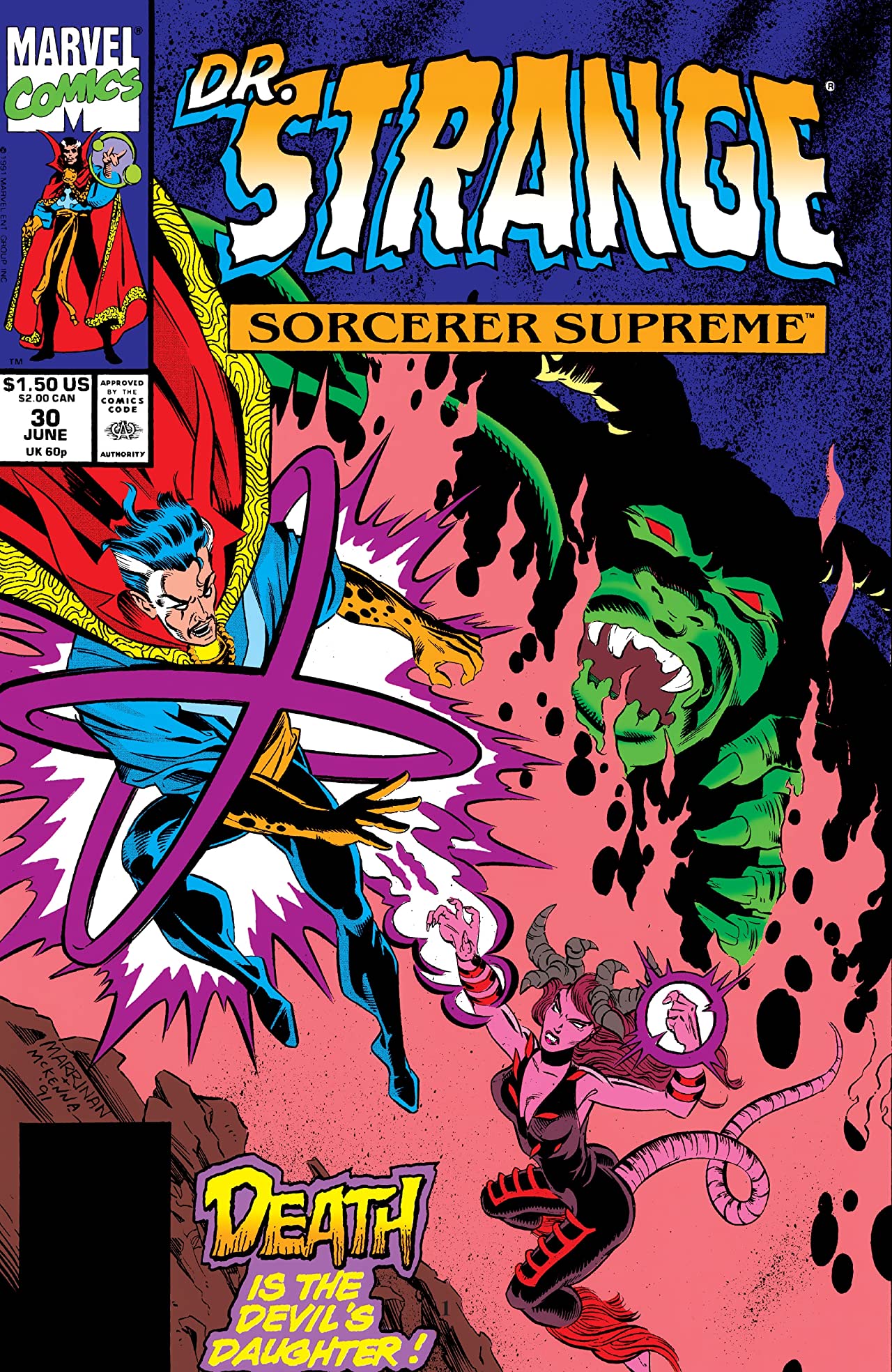 Doctor Strange, Sorcerer Supreme (1988) #30 cover