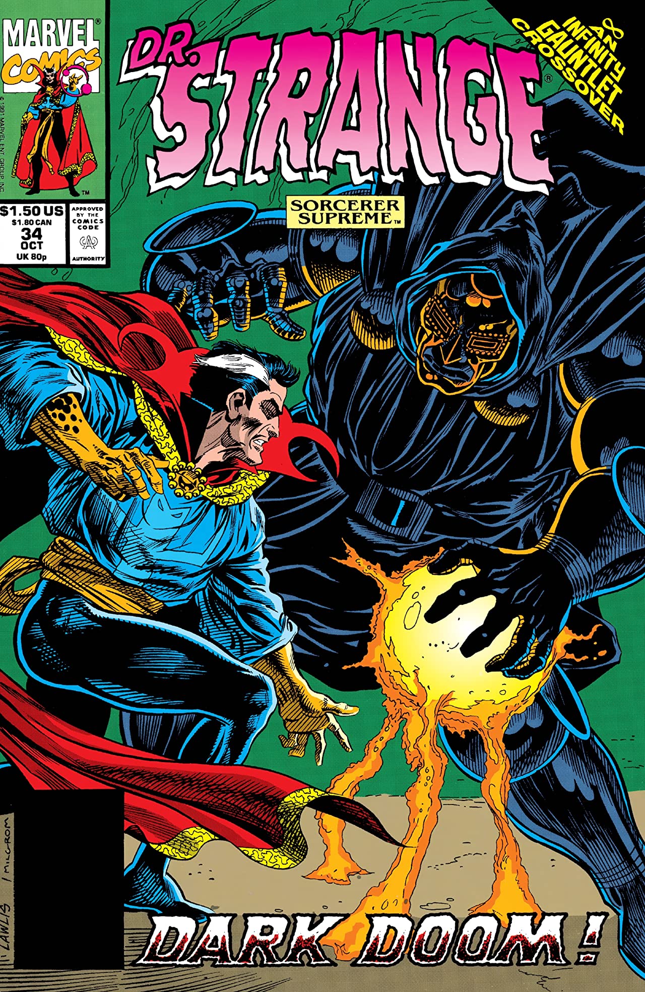 Doctor Strange, Sorcerer Supreme (1988) #34 cover