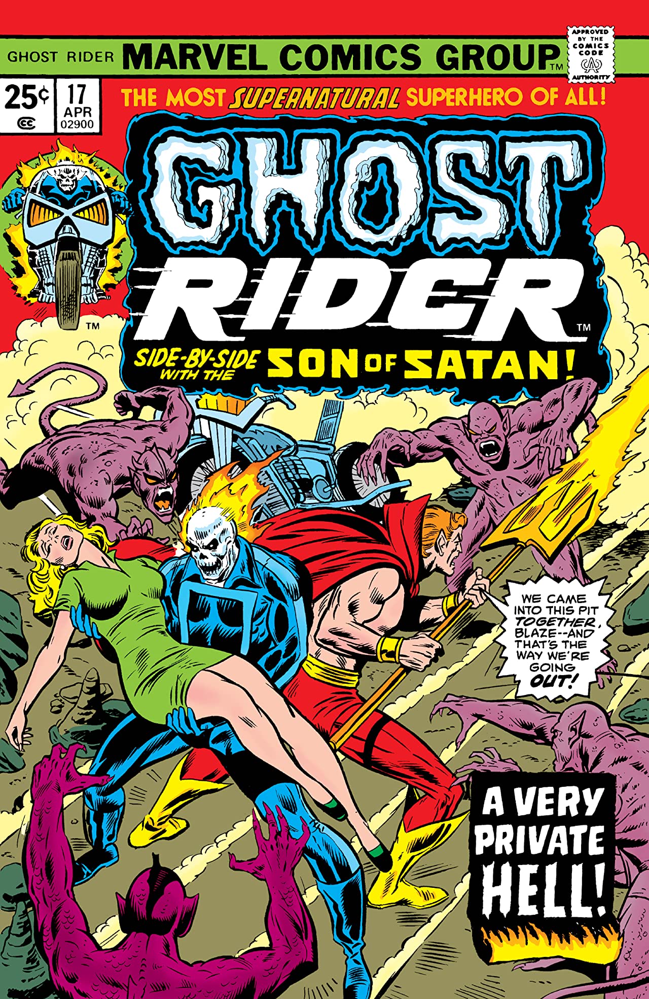 Ghost Rider (1973) #17 cover
