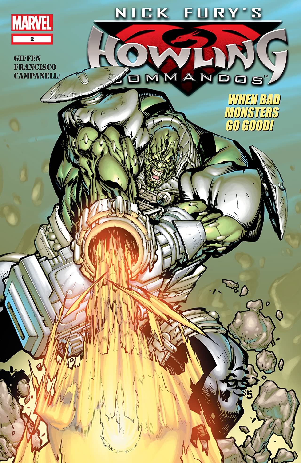 Cover of Nick Fury's Howling Commandos #2