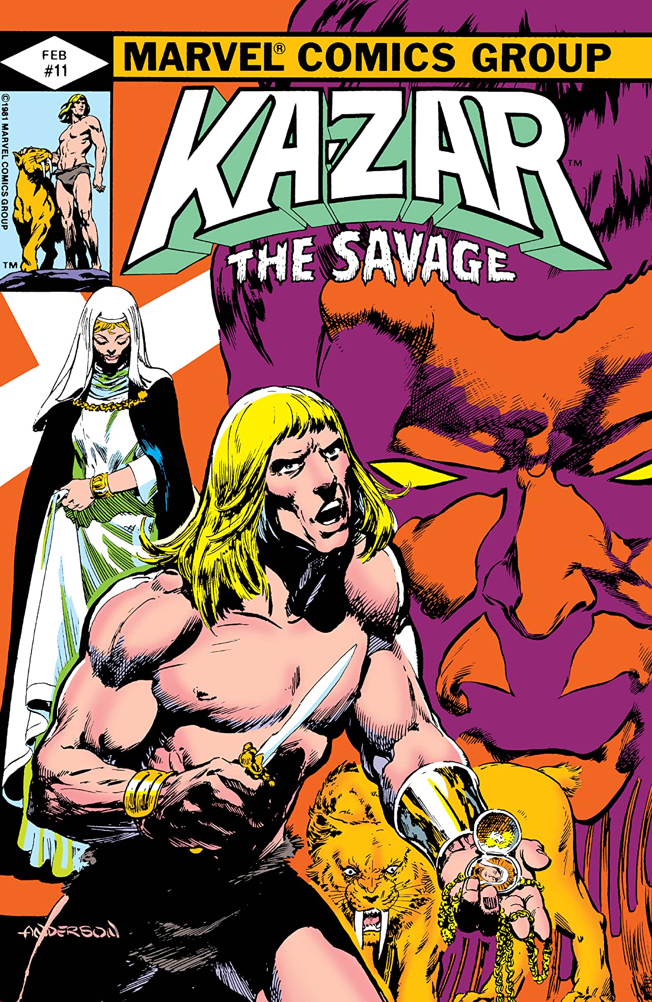 Ka-Zar the Savage (1981) #11 cover