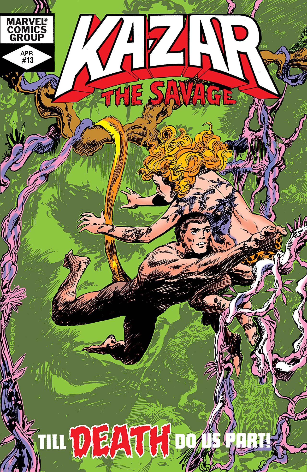 Ka-Zar the Savage (1981) #13 cover