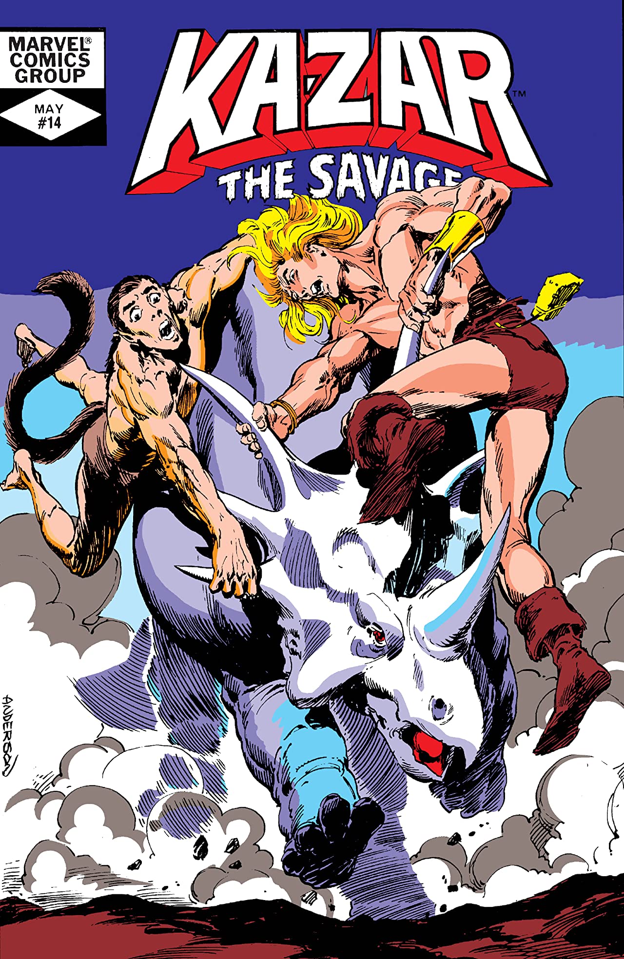 Ka-Zar the Savage (1981) #14 cover