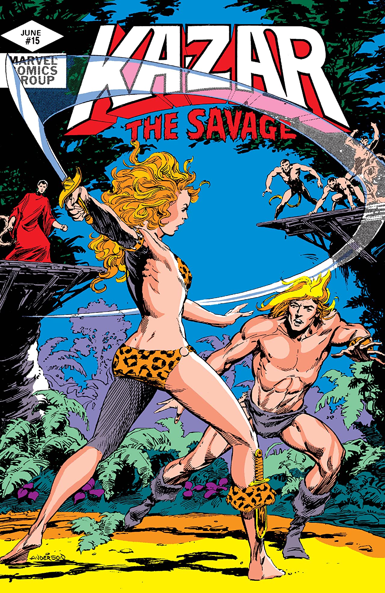 Ka-Zar the Savage (1981) #15 cover