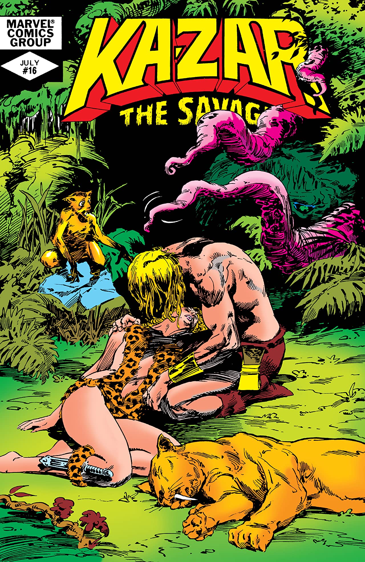 Ka-Zar the Savage (1981) #16 cover