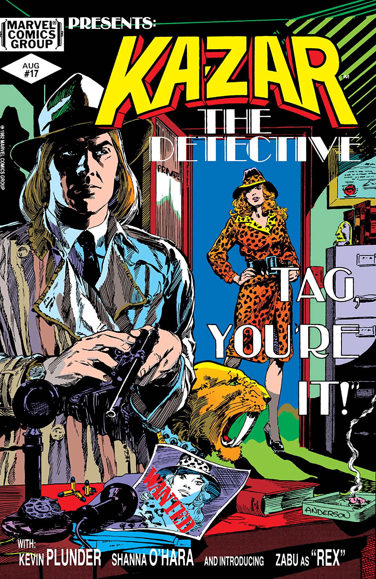 Ka-Zar the Savage (1981) #17 cover