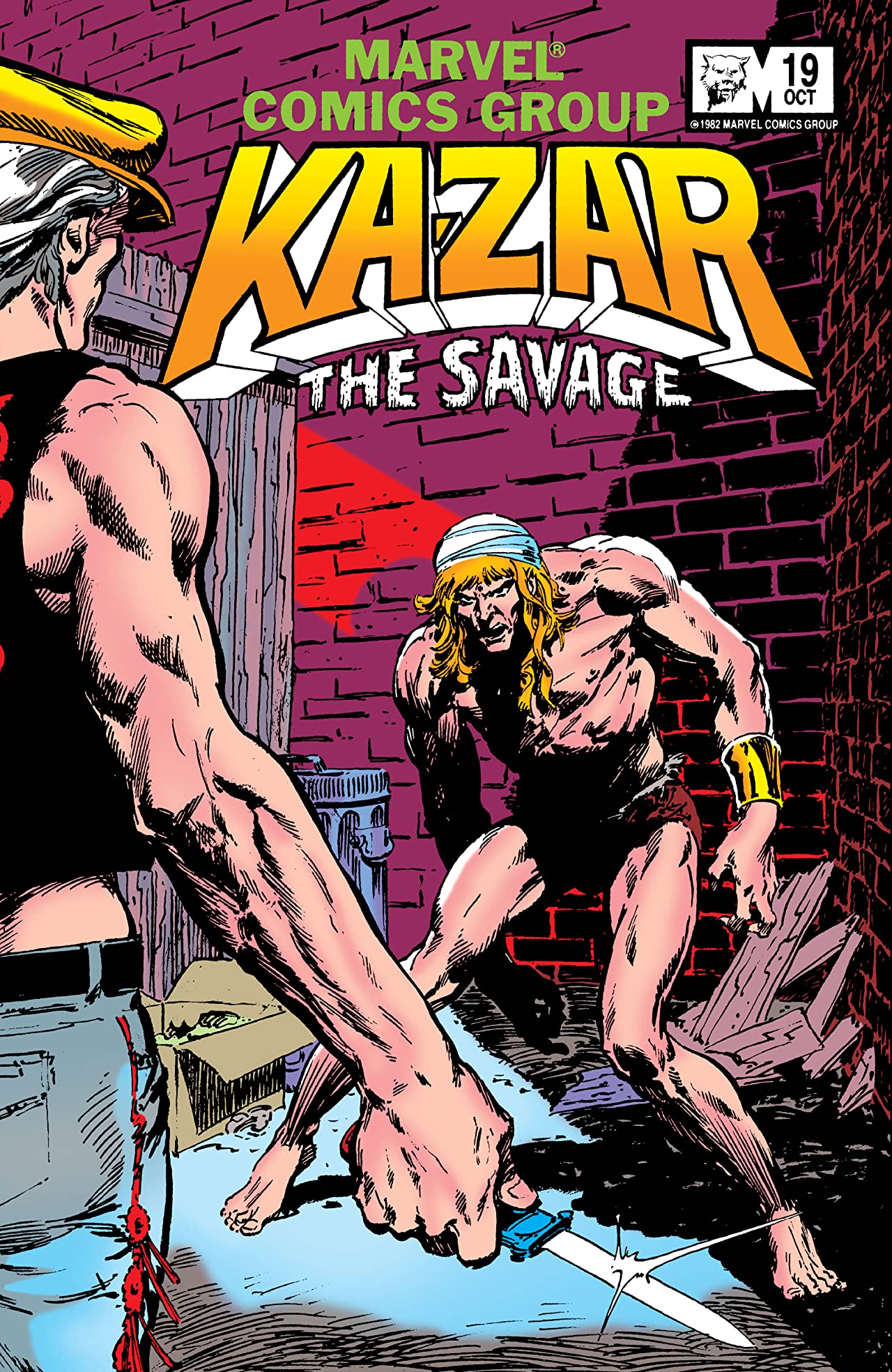 Ka-Zar the Savage (1981) #19 cover