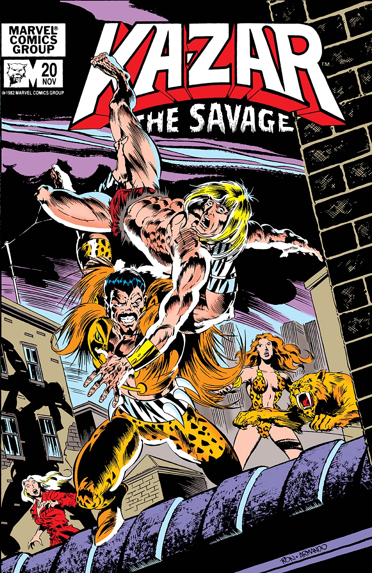 Ka-Zar the Savage (1981) #20 cover
