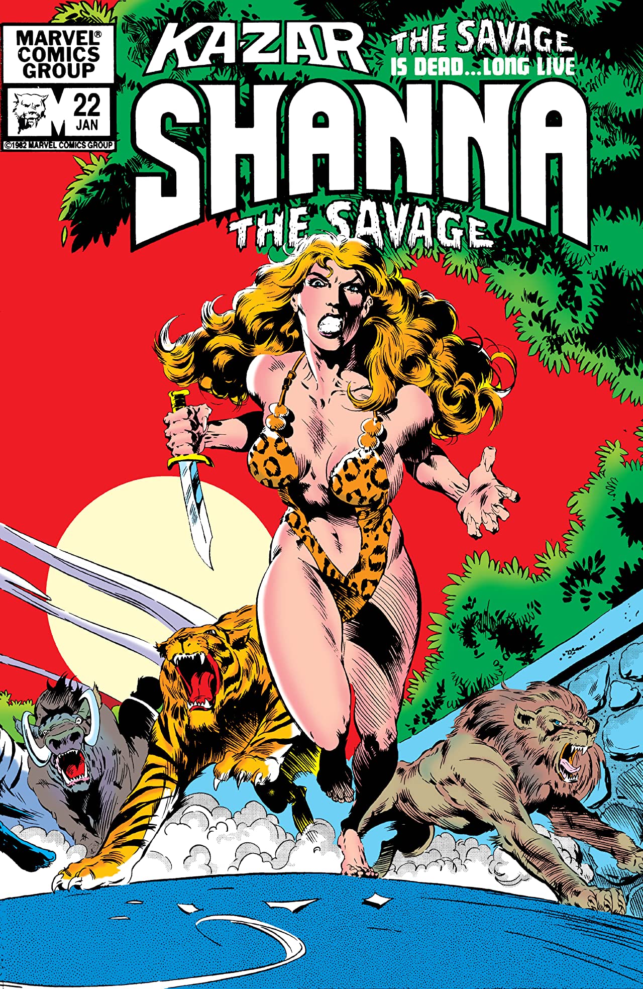 Ka-Zar the Savage (1981) #22 cover