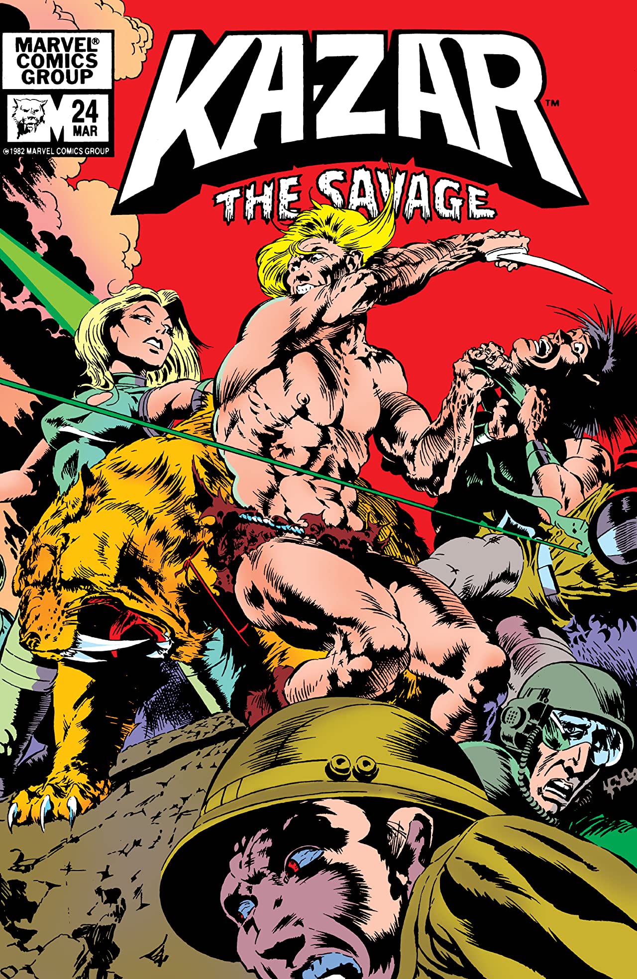 Ka-Zar the Savage (1981) #24 cover