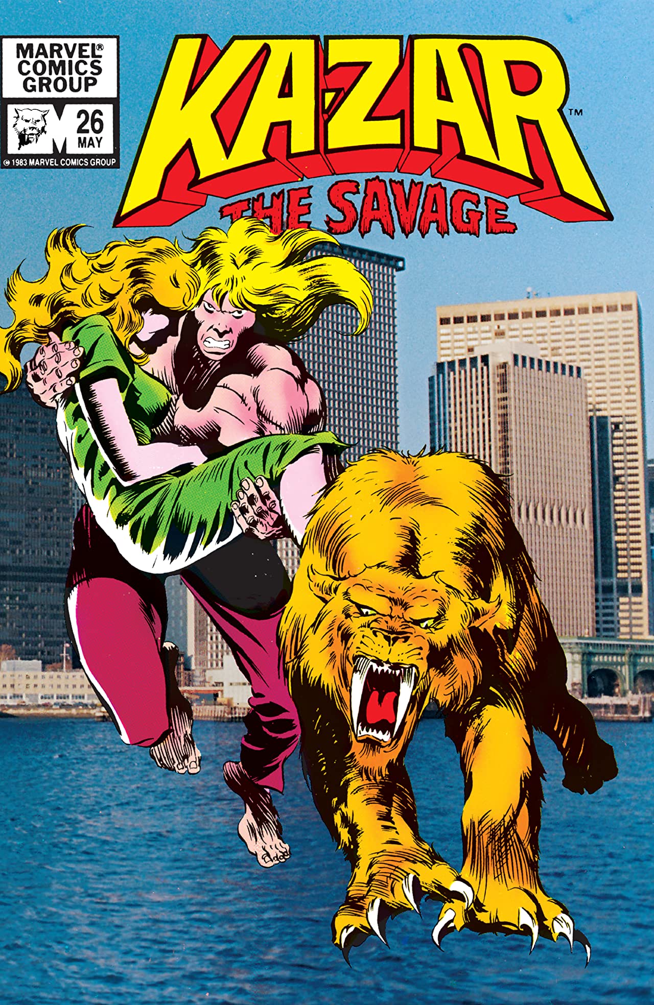 Ka-Zar the Savage (1981) #26 cover