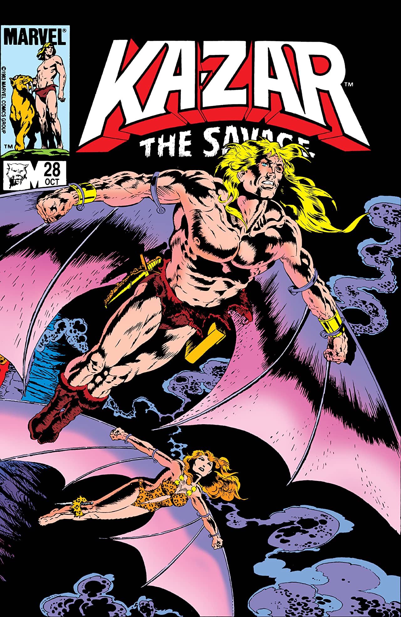 Ka-Zar the Savage (1981) #28 cover