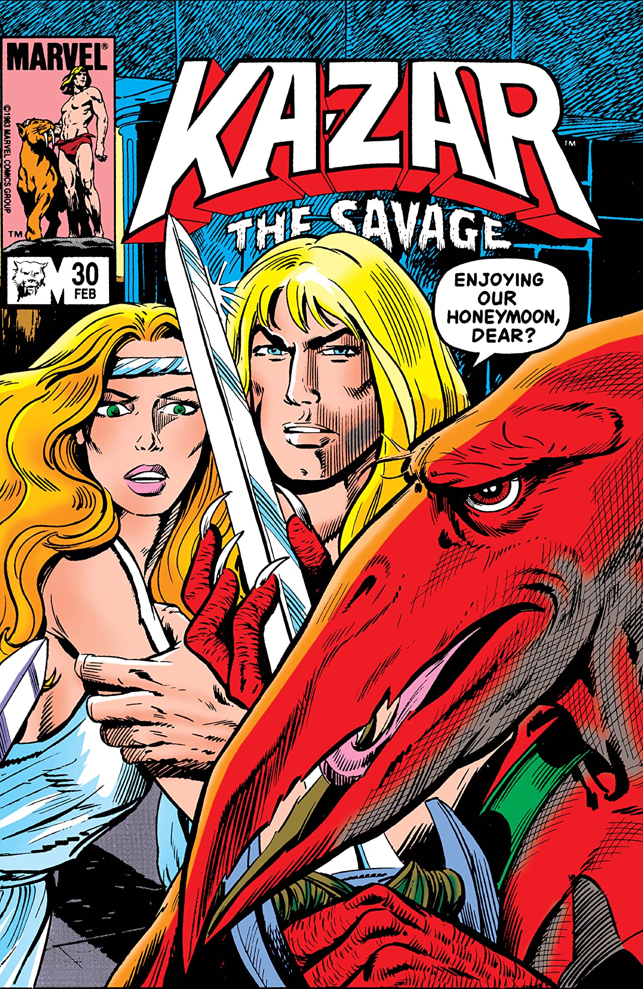 Ka-Zar the Savage (1981) #30 cover