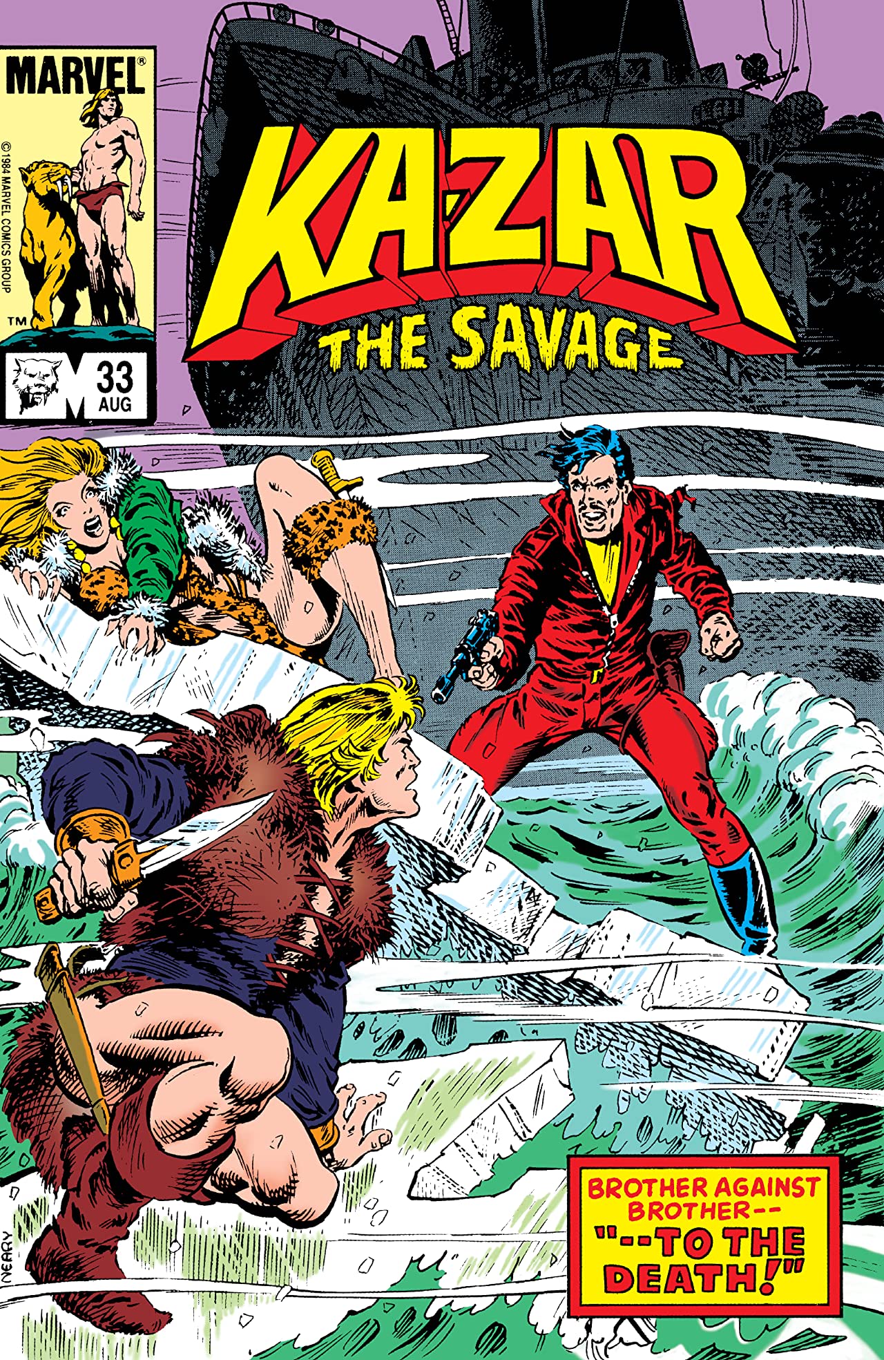 Ka-Zar the Savage (1981) #33 cover