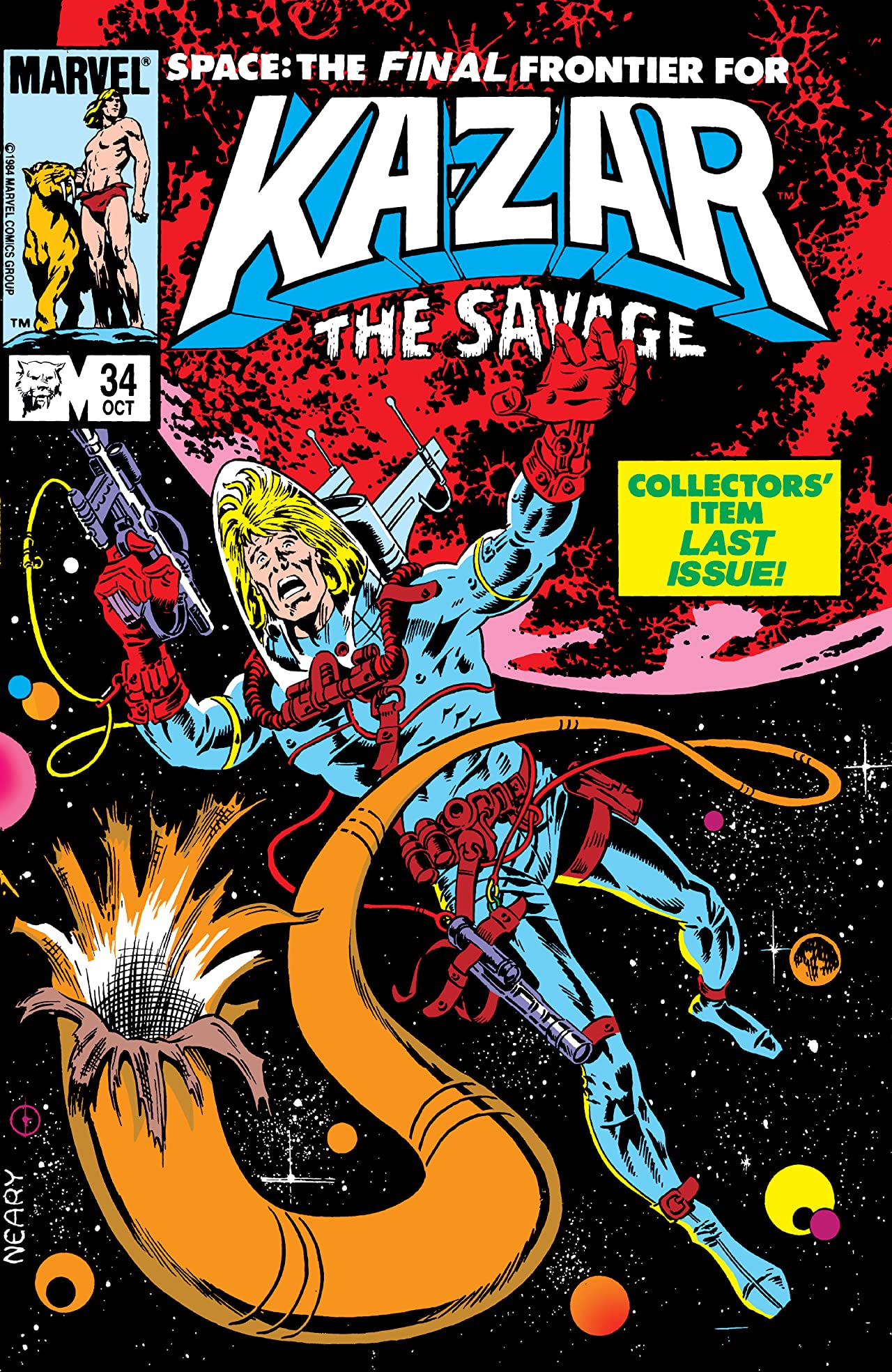 Ka-Zar the Savage (1981) #34 cover