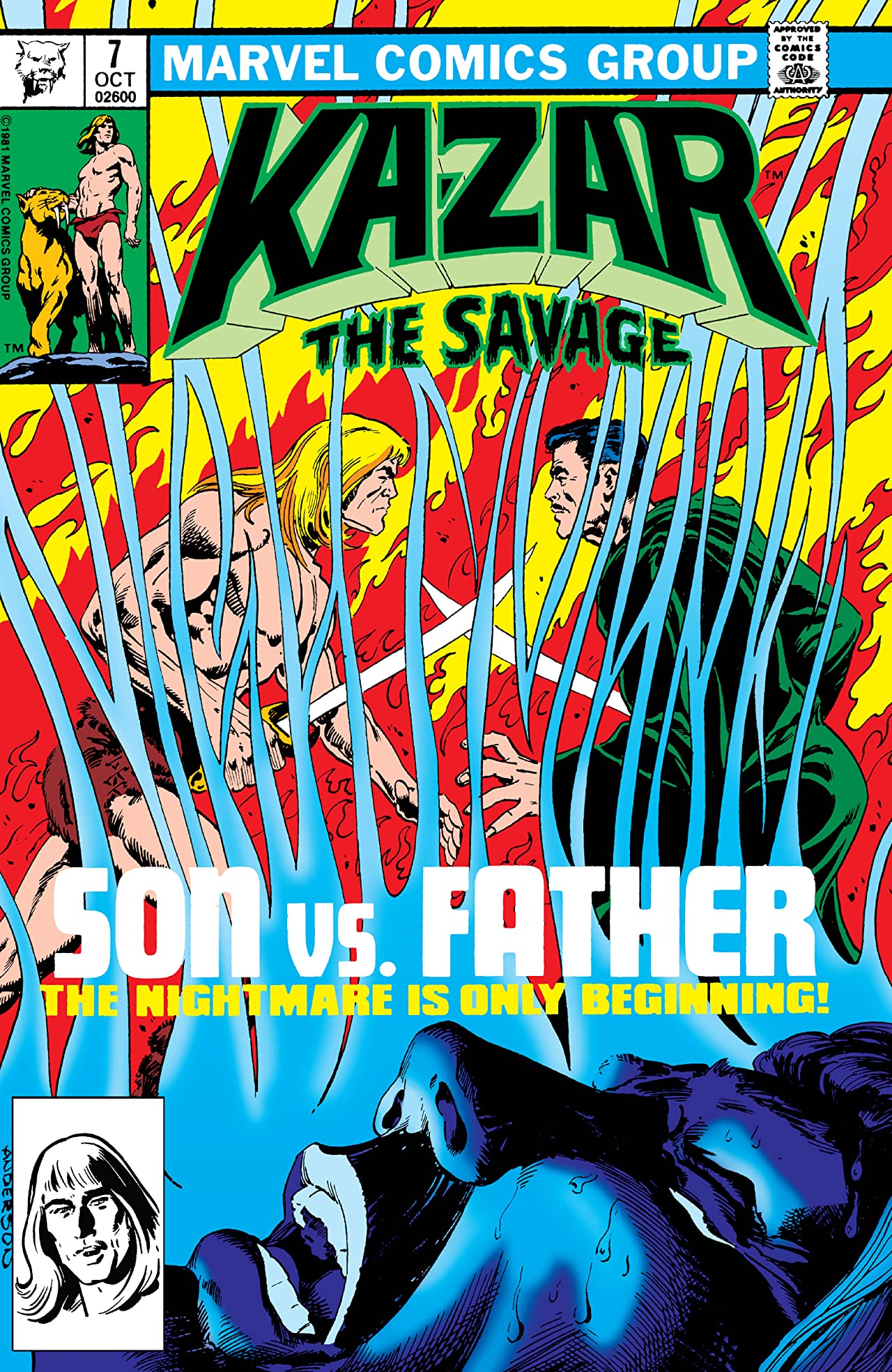 Ka-Zar the Savage (1981) #7 cover