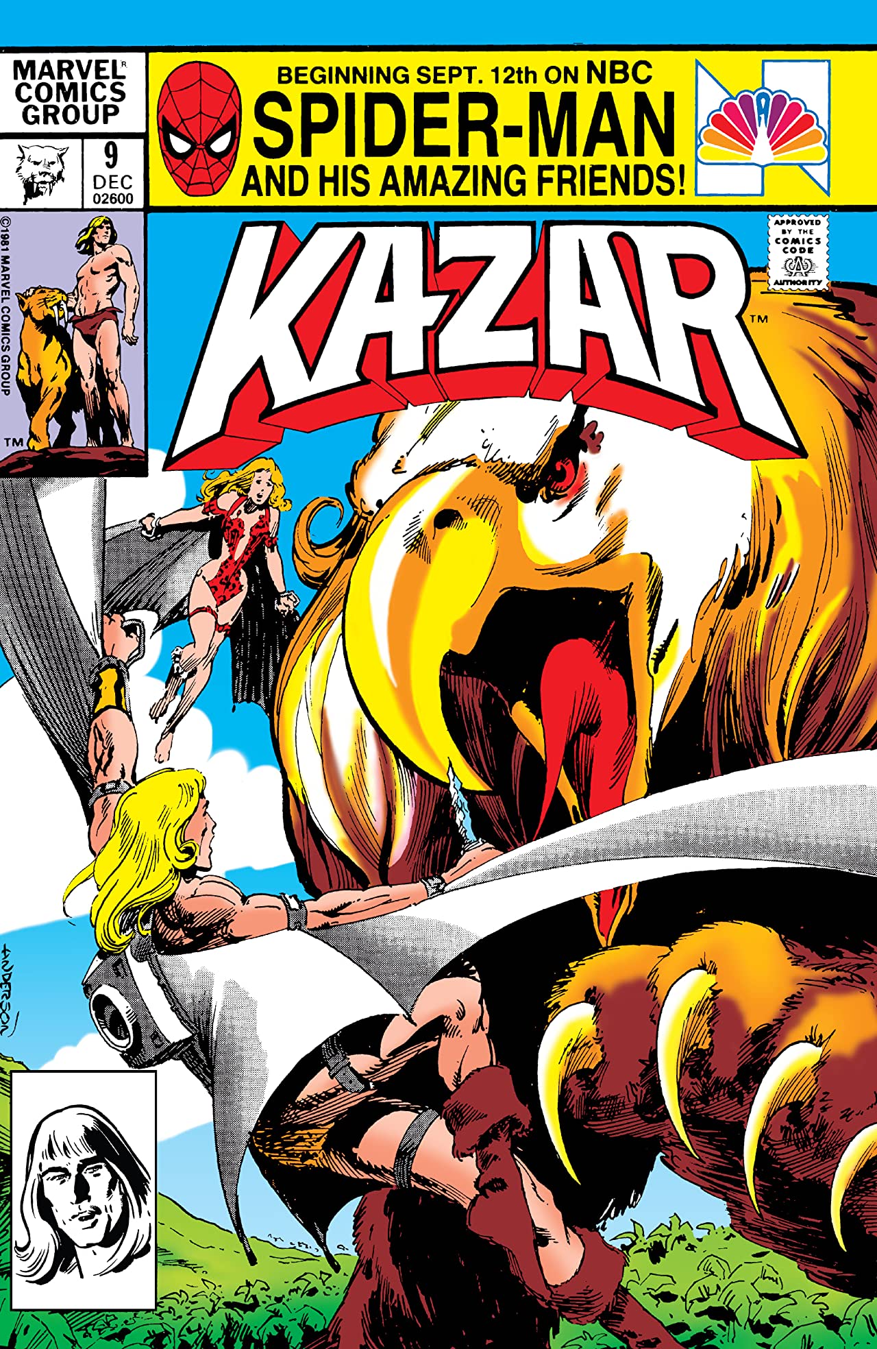 Ka-Zar the Savage (1981) #9 cover