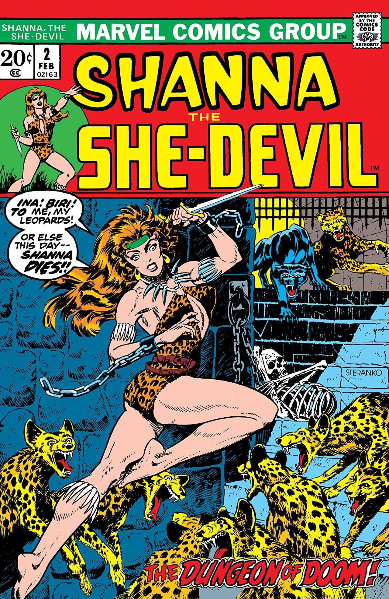 Cover of Shanna, the She-Devil #2