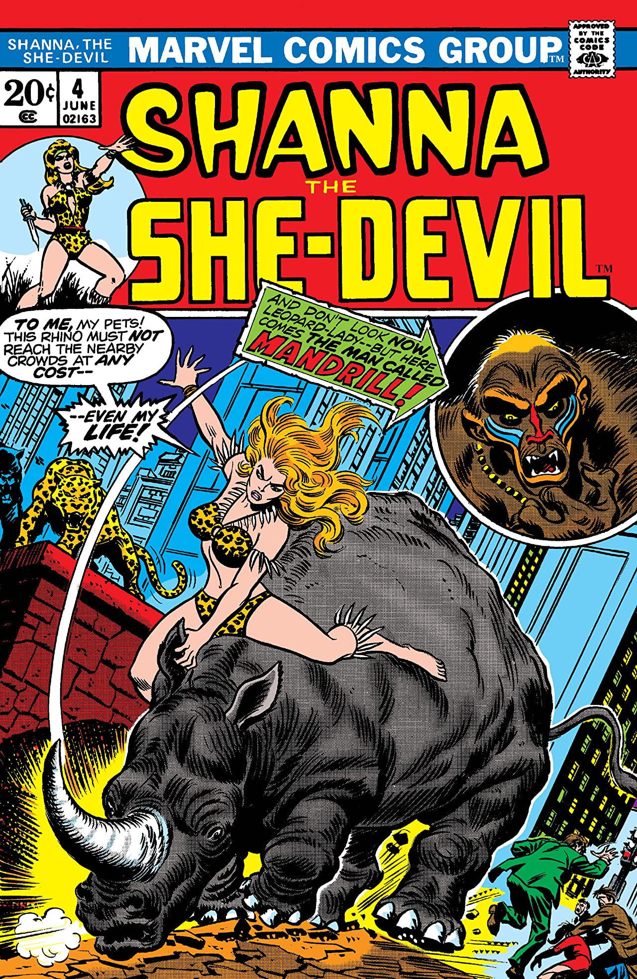 Cover of Shanna, the She-Devil #4