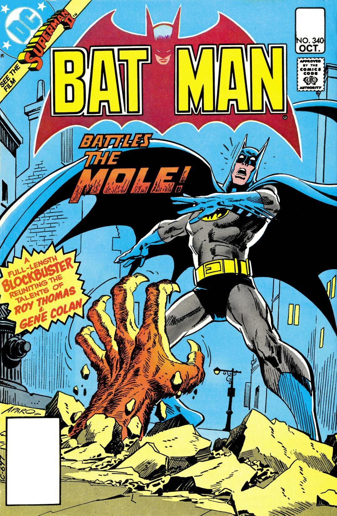 Cover of Batman #340