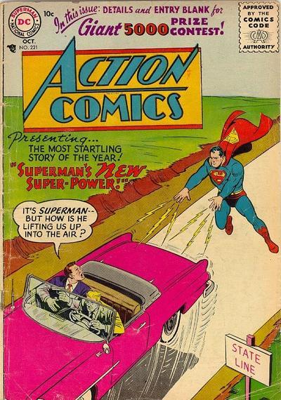 Cover of Action Comics #221